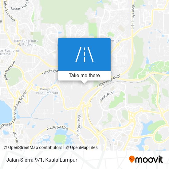 Peta Jalan Sierra 9/1
