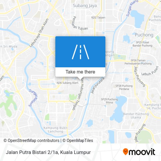 Peta Jalan Putra Bistari 2/1a