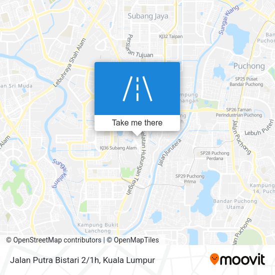Jalan Putra Bistari 2/1h map