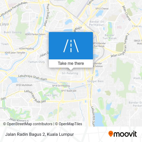 Peta Jalan Radin Bagus 2