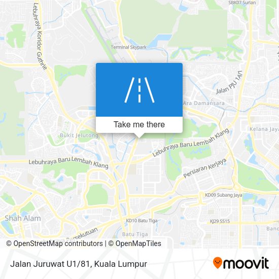 Peta Jalan Juruwat U1/81