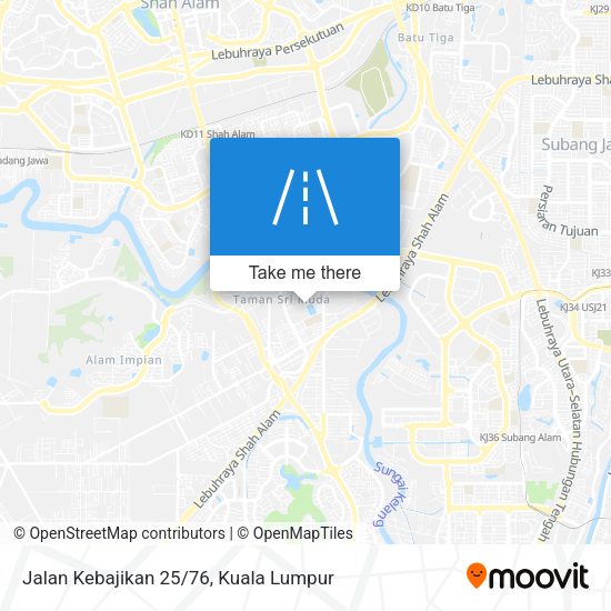 Jalan Kebajikan 25/76 map