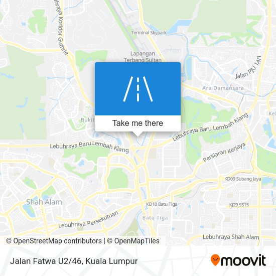 Jalan Fatwa U2/46 map