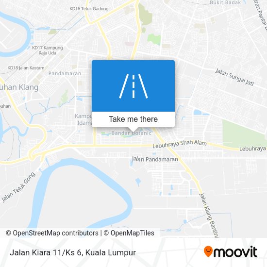 Peta Jalan Kiara 11/Ks 6