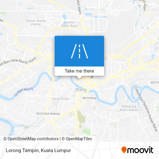 Lorong Tampin map