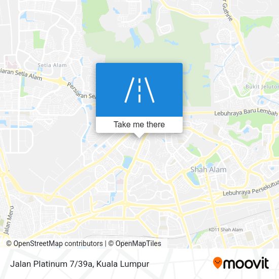 Jalan Platinum 7/39a map