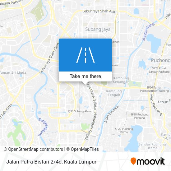 Jalan Putra Bistari 2/4d map