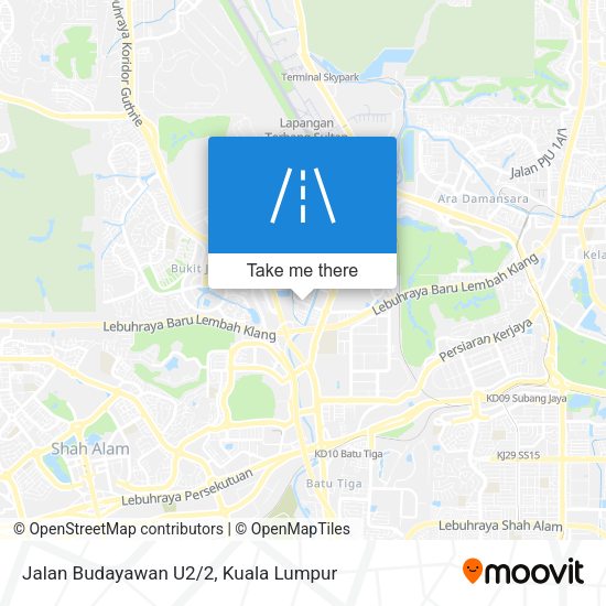 Jalan Budayawan U2/2 map