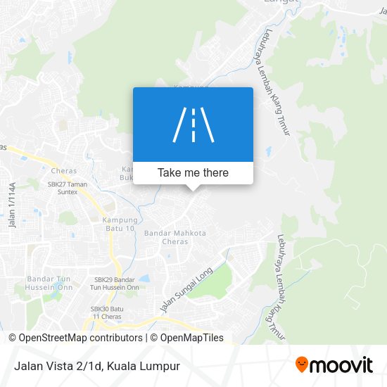 Jalan Vista 2/1d map