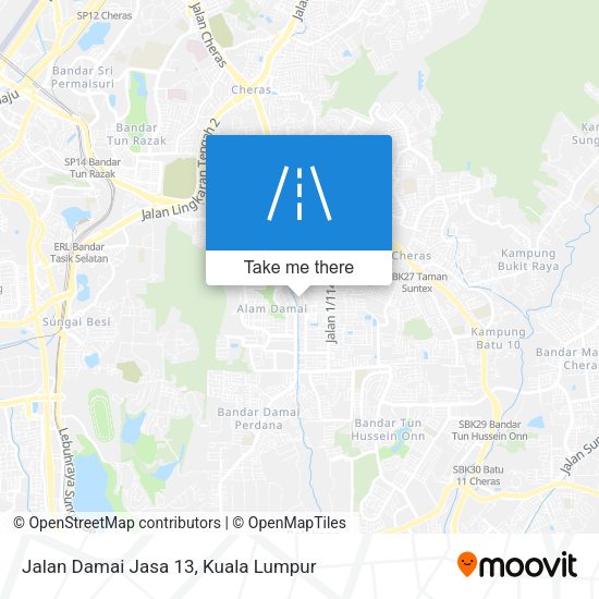 Peta Jalan Damai Jasa 13