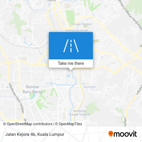 Peta Jalan Kejora 4b