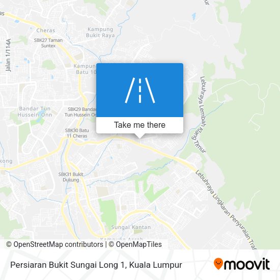 Peta Persiaran Bukit Sungai Long 1