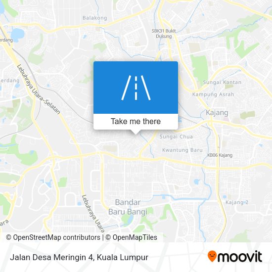 Peta Jalan Desa Meringin 4