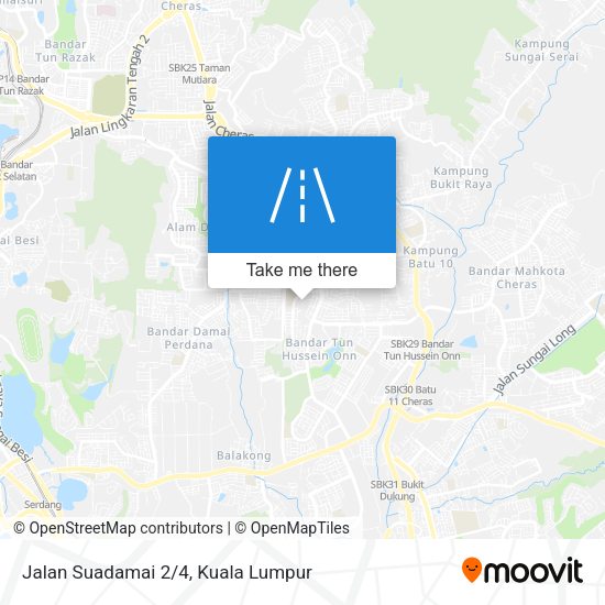 Peta Jalan Suadamai 2/4