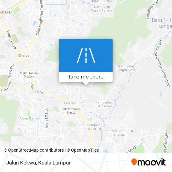 Jalan Kekwa map