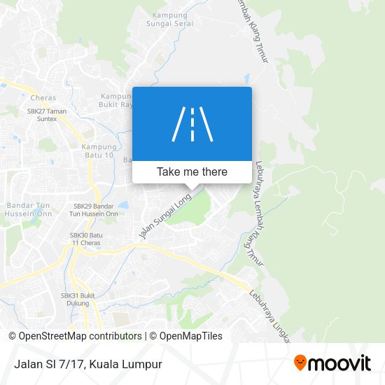 Peta Jalan Sl 7/17