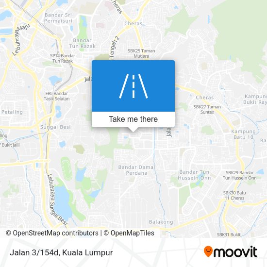 Jalan 3/154d map