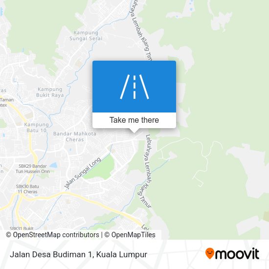 Jalan Desa Budiman 1 map