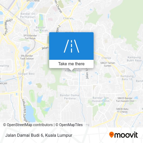 Jalan Damai Budi 6 map