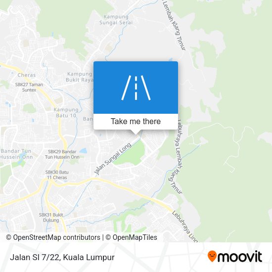 Jalan Sl 7/22 map