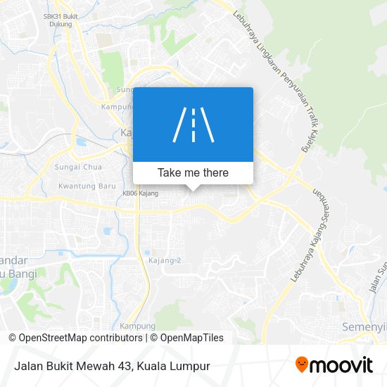 Jalan Bukit Mewah 43 map