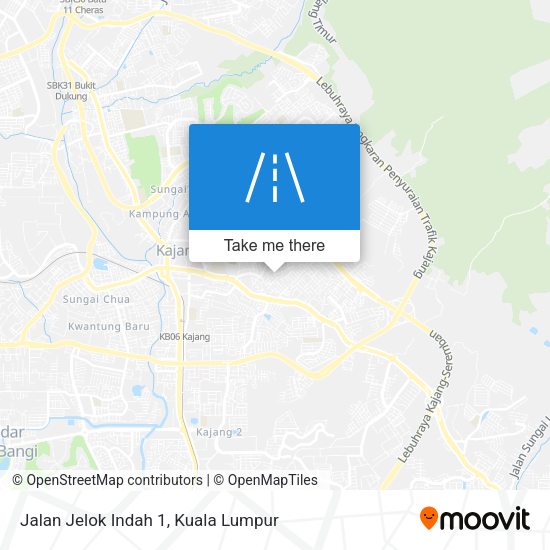 Jalan Jelok Indah 1 map