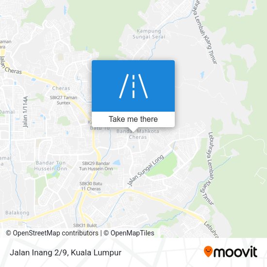 Peta Jalan Inang 2/9