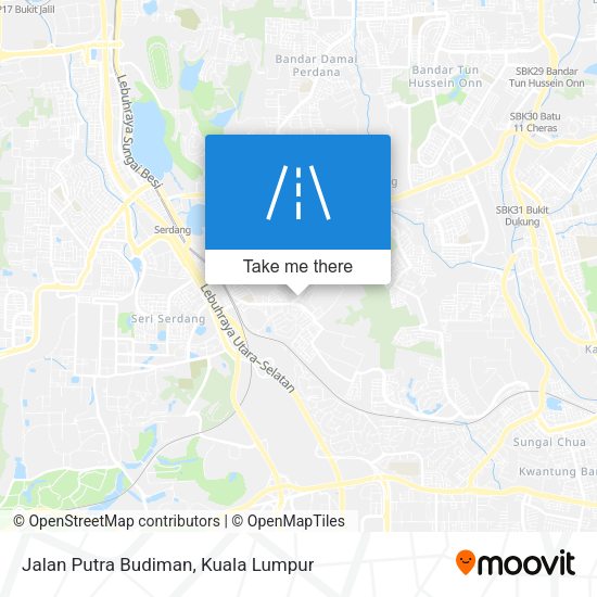 Peta Jalan Putra Budiman