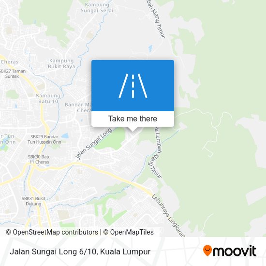 Jalan Sungai Long 6/10 map