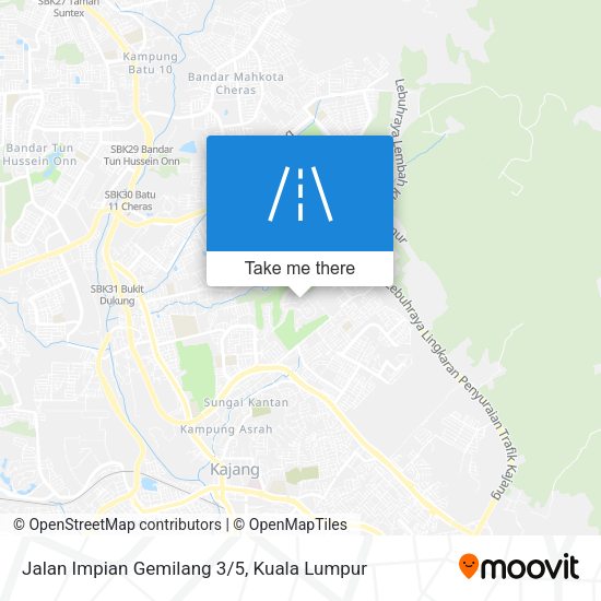 Jalan Impian Gemilang 3/5 map