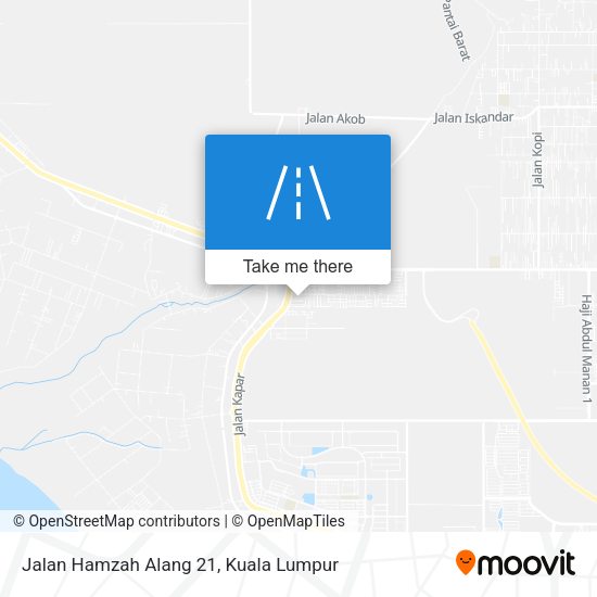 Jalan Hamzah Alang 21 map