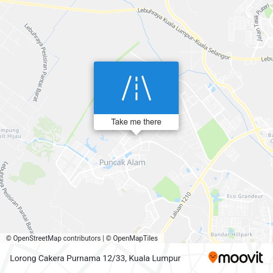 Lorong Cakera Purnama 12/33 map
