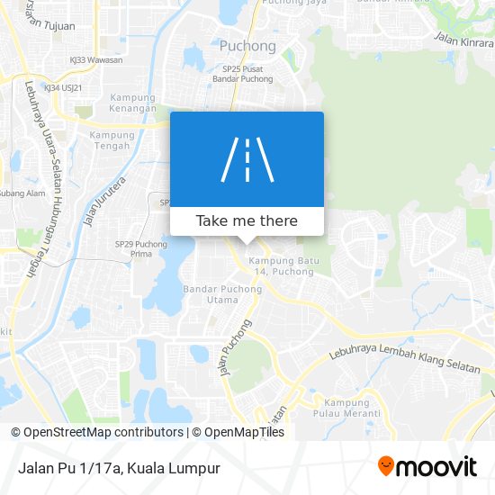 Jalan Pu 1/17a map