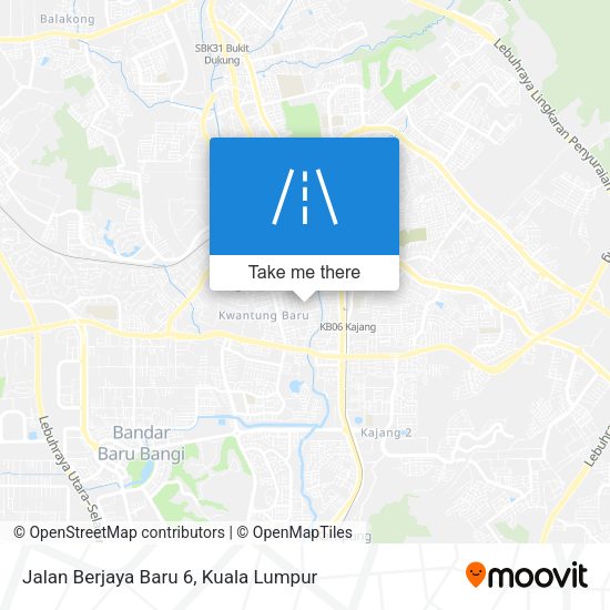Peta Jalan Berjaya Baru 6