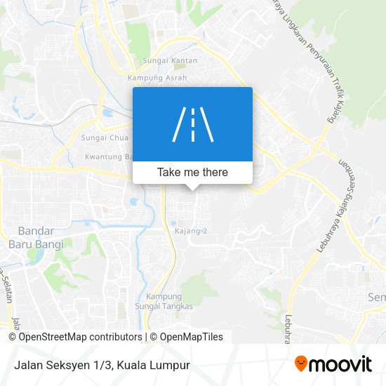 Jalan Seksyen 1/3 map