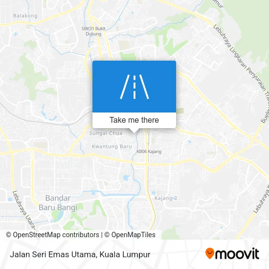 Jalan Seri Emas Utama map