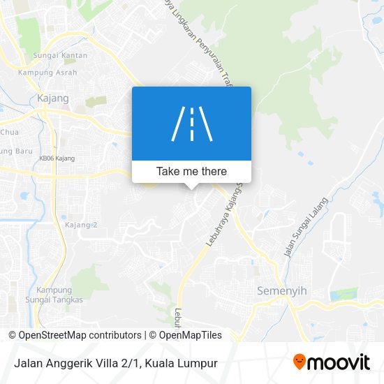 Peta Jalan Anggerik Villa 2/1