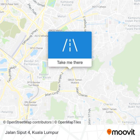 Jalan Siput 4 map