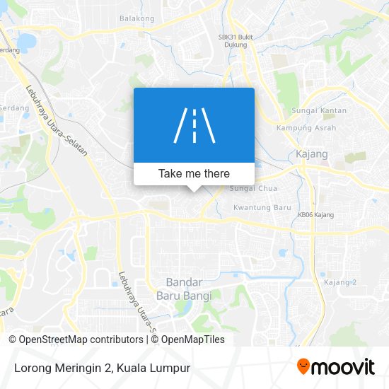 Lorong Meringin 2 map