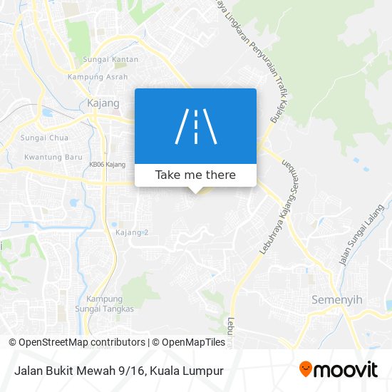 Peta Jalan Bukit Mewah 9/16