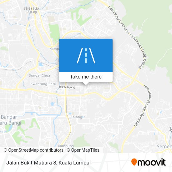 Peta Jalan Bukit Mutiara 8