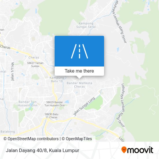 Jalan Dayang 40/8 map