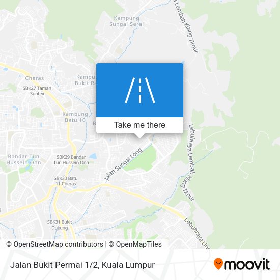 Jalan Bukit Permai 1/2 map