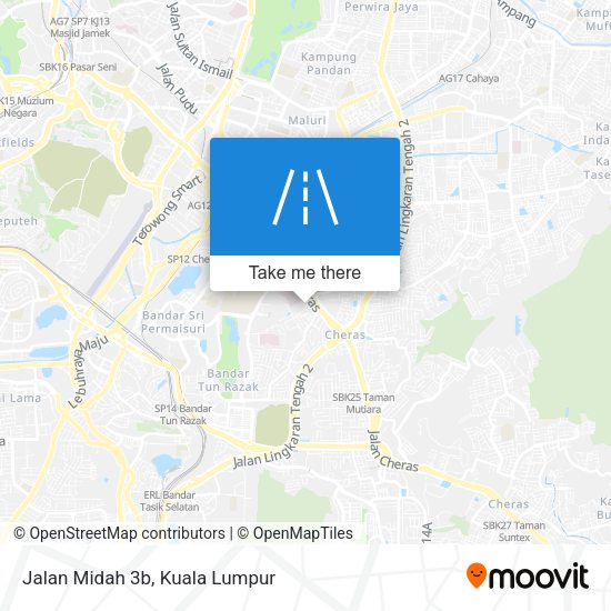 Peta Jalan Midah 3b