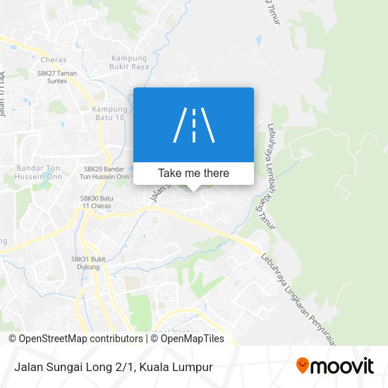 Jalan Sungai Long 2/1 map