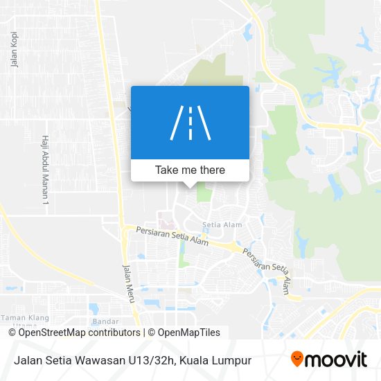 Jalan Setia Wawasan U13/32h map