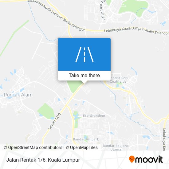 Jalan Rentak 1/6 map