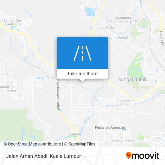 Jalan Aman Abadi map