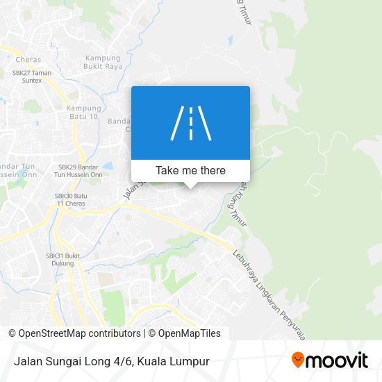 Peta Jalan Sungai Long 4/6