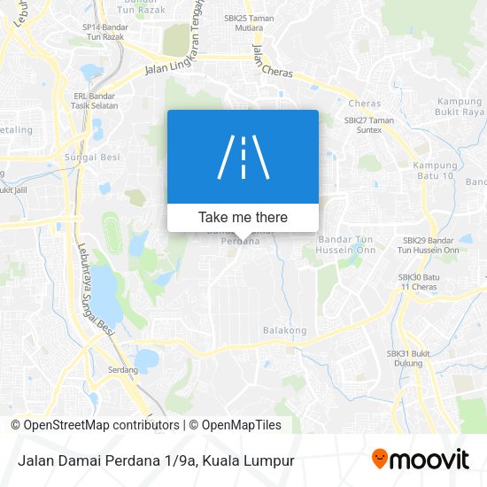 Jalan Damai Perdana 1/9a map